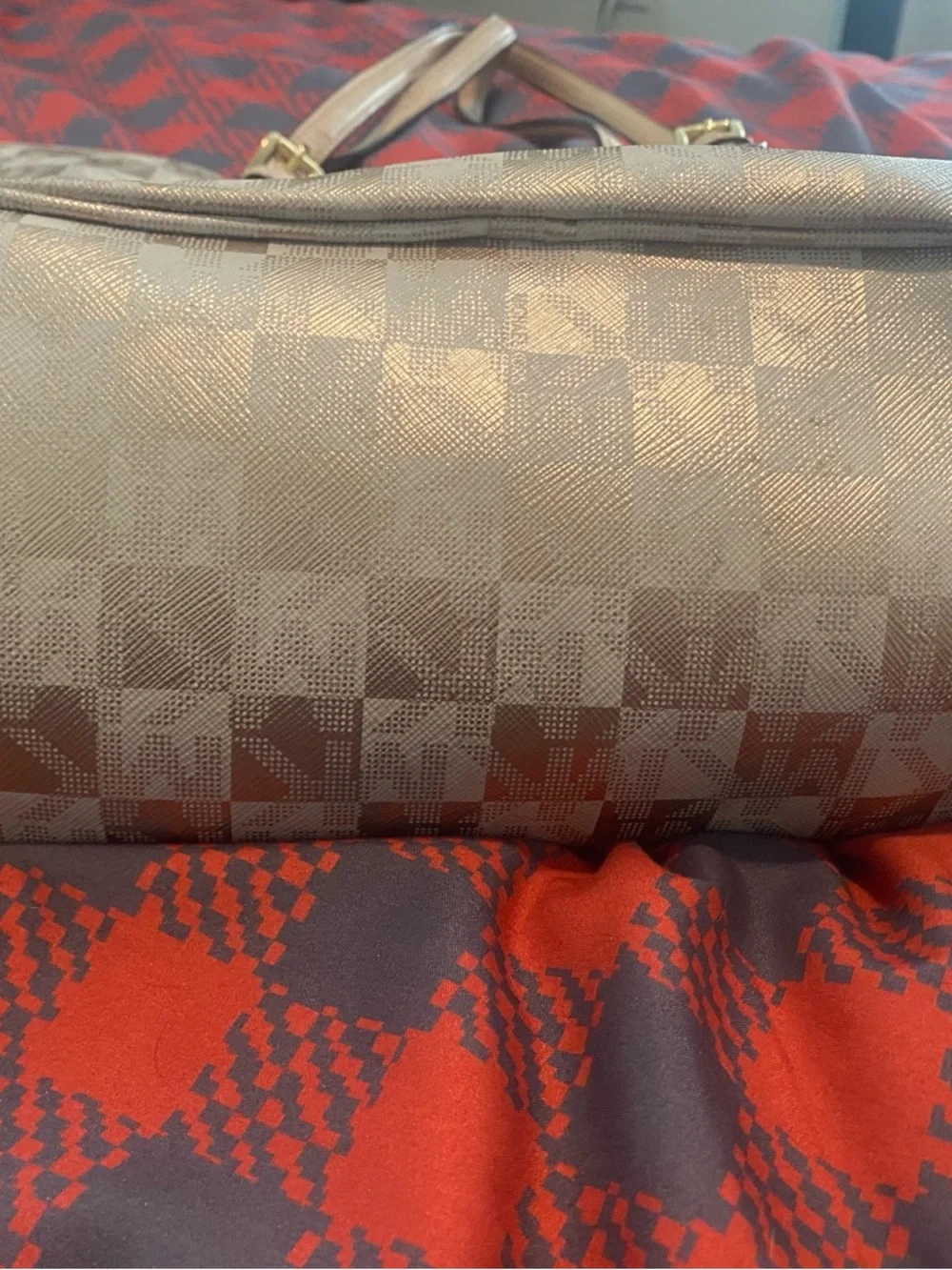 Michael Kors Metallic Tote - Picture 3 of 10